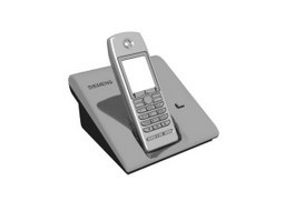 Siemens Cordless Phone 3d preview