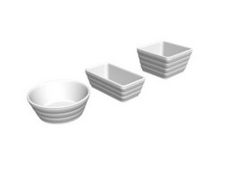 Ceramic Soup Tureen Sets 3d model preview