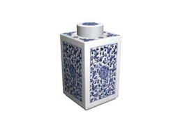 Ceramic storage jar 3d preview