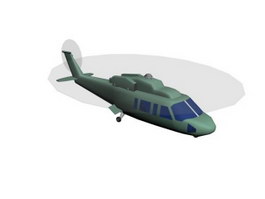 RC Toy Helicopter 3d model preview