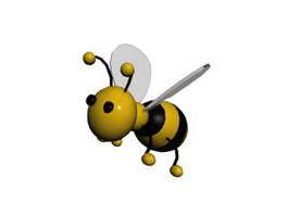 Inflatable Cartoon Toys Bee 3d model preview