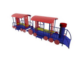 Outdoor Playground Structure 3d model preview