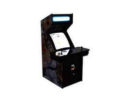 Arcade video game machine 3d preview
