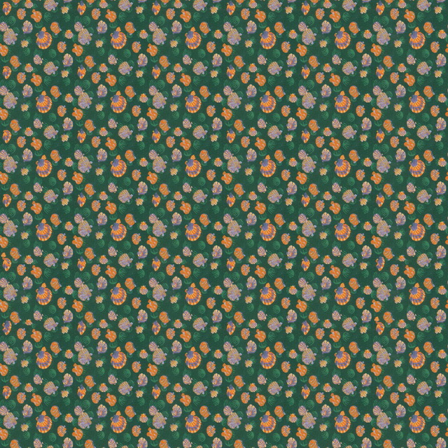 Floral printed carpet texture
