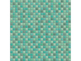 Mixed green floor mosaic texture
