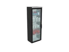 Upright Freezer Showcase 3d preview