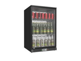 Mini Showcase Upright Freezer 3d preview