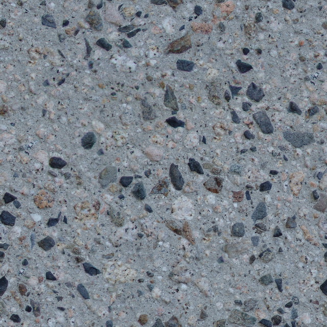 Cement stabilized macadam base road texture