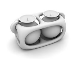 Candle jar 3d preview