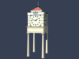 Clock Tower 3d model preview