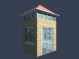 Gatehouse front door 3d preview