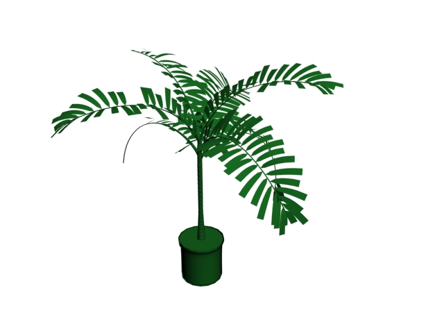 Artificial bonsai tree 3d rendering
