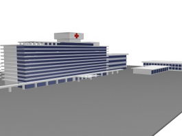 Hospital building 3d preview
