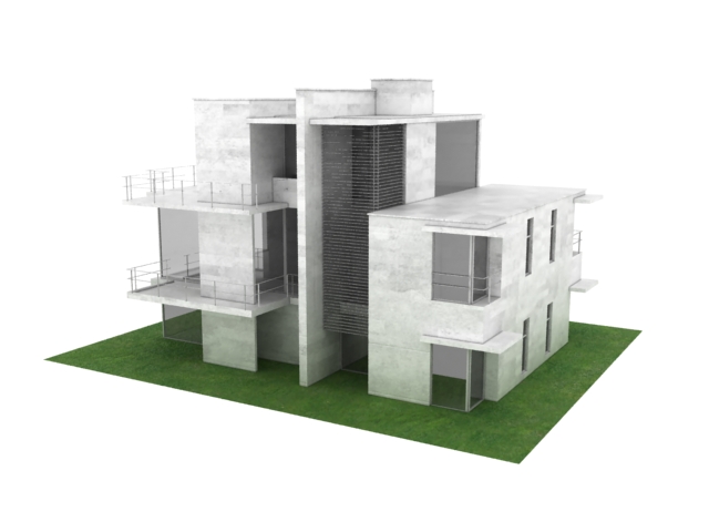 Villa residence 3d rendering