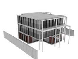 Duplex apartment 3d model preview