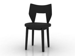 Modern dining chair 3d model preview