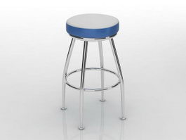 Stable bar stool 3d model preview
