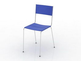 Stackable restaurant chair 3d model preview