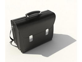 Leather briefcase 3d preview