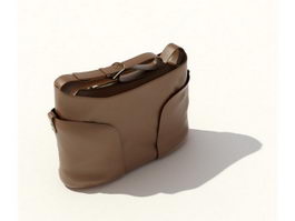 Women leather handbag 3d preview