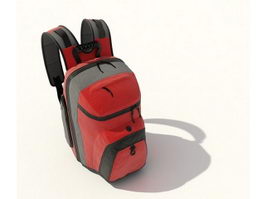 School backpack 3d preview