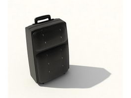 Travelling luggage 3d model preview