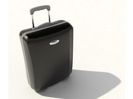 Busineess trolley luggage 3d model preview