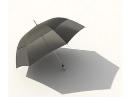 Straight umbrella 3d model preview
