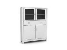 Kitchen furniture cupboard 3d model preview