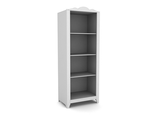 Book shelf cabinet 3d rendering