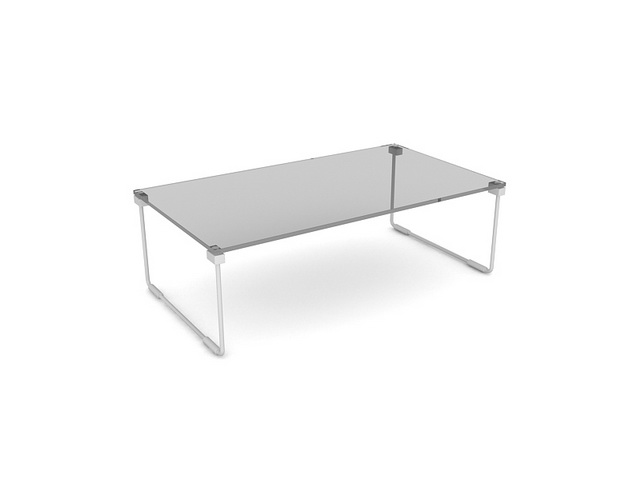 Elegant coffee table 3d rendering
