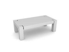 Modern end table 3d preview