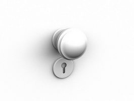 Ball knob handle 3d model preview
