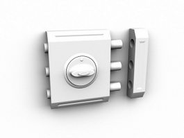 Safeguard door-lock 3d model preview