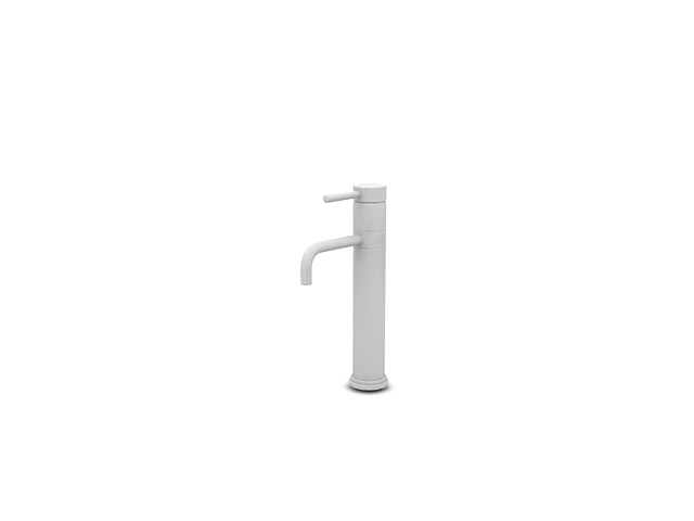 Deck mounted basin bathroom faucet 3d rendering