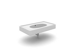 Bathroom basin 3d model preview