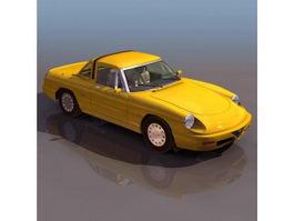 Alfa Romeo Spider 2-door roadster 3d preview