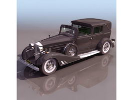 1929 Cadillac 3d model preview