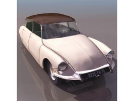 Citroen DS19 Executive car 3d model preview