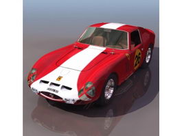 Ferrari 250 sports car 3d model preview