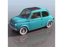 Fiat 500L Mini MPV 3d model preview