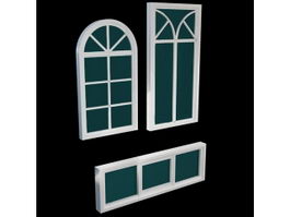Fixed window 3d model preview