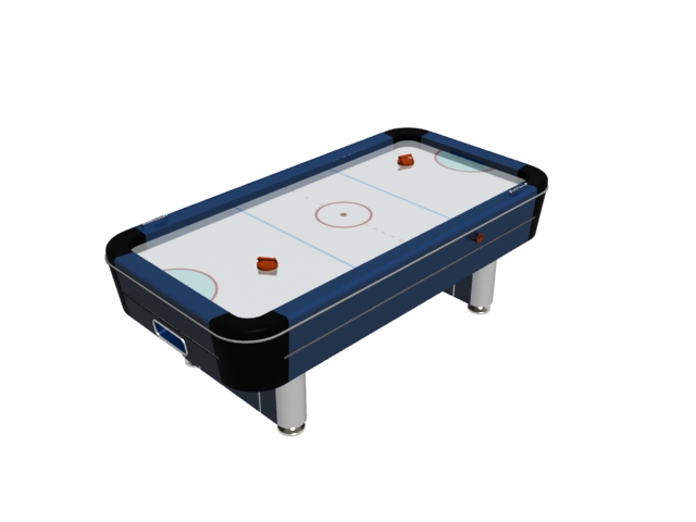 Game craft hockey table 3d rendering