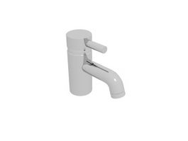 Single handle basin faucet 3d model preview
