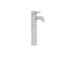 Single lever wash basin faucet 3d model preview