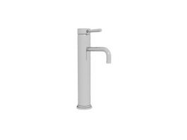 Stainless steel faucet 3d model preview