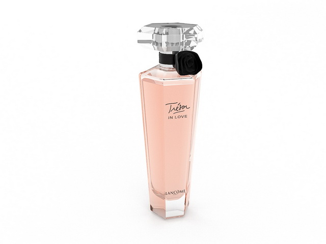 Lancome Perfume 3d rendering