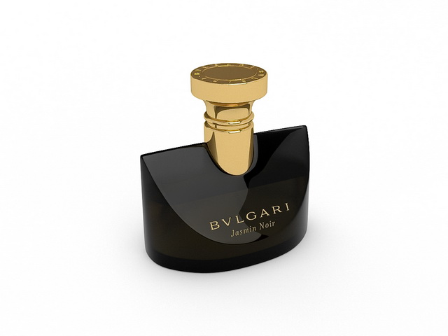 Bvlgari Jasmin Noir perfume 3d rendering
