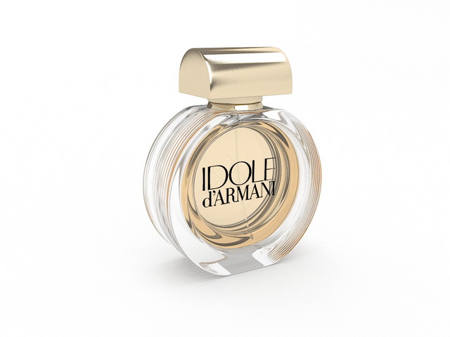 Idole dArmani perfume 3d rendering