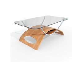 Modern coffee table sofa side table 3d preview